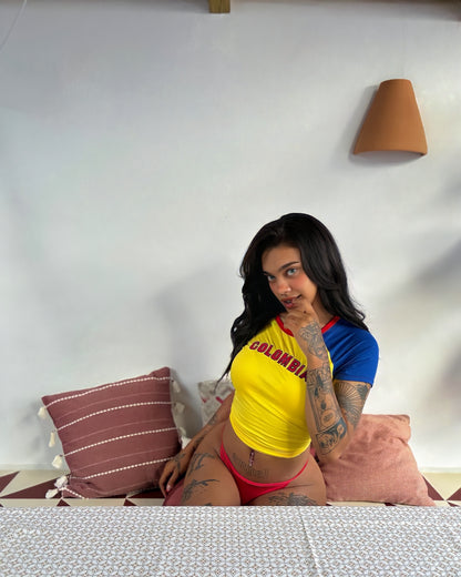 Colombia Jersey Baby Tee